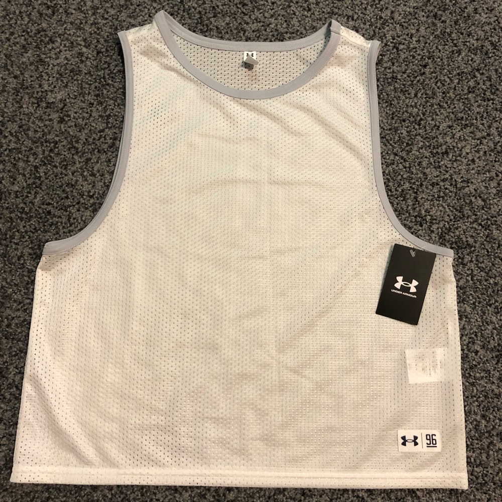 Under Armour Women's UA Playback Retro Mesh Tank Top Size Large NWT